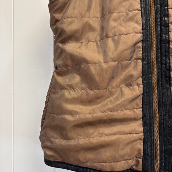 Unbranded Womens Boho Mob Wife Leopard Faux Fur Reversible Vest Size M/L Cozy - Picture 9 of 11